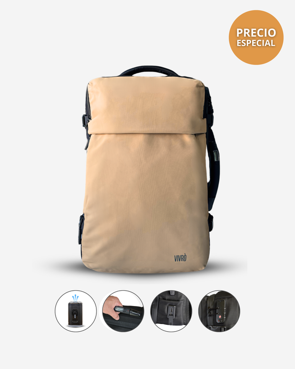 Mochila Vivrò Balance Beige